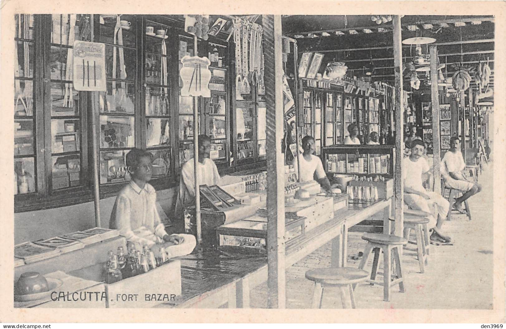 Inde - CALCUTTA - Fort Bazar - Voyagé 1908 (2 Scans) - India