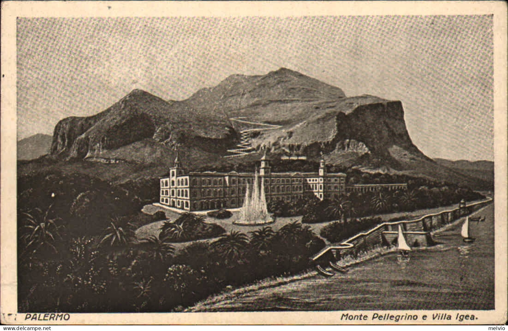 1929-"Palermo Monte Pellegrino E Villa Egea" - Palermo