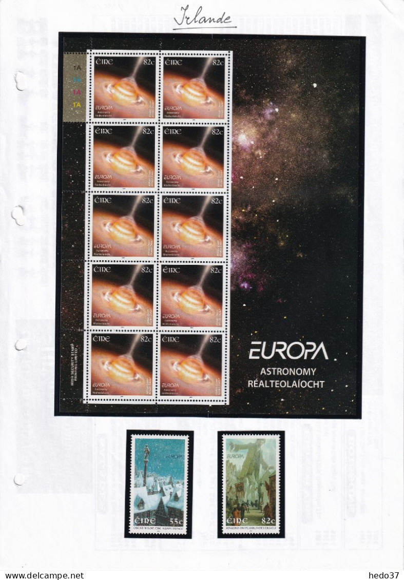 EUROPA 2009 - Irlande N° 1895/1896 - Espace - Neuf ** Sans Charnière - TB - 2009