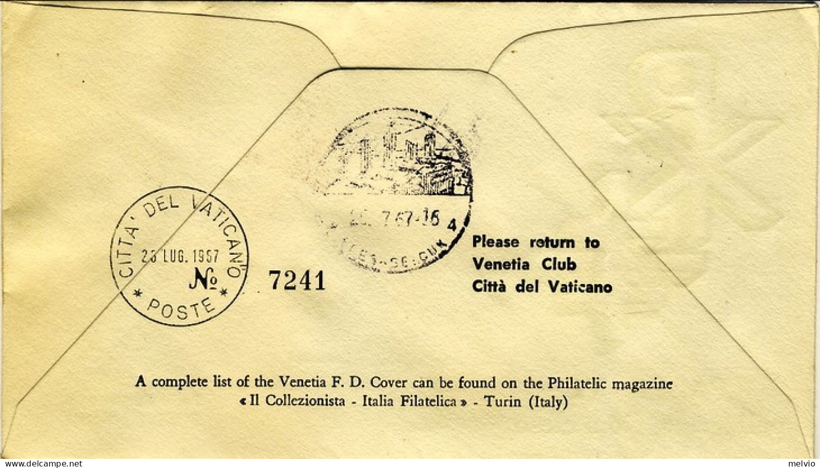 1967-Vaticano Fdc Venetia Illustrato Pellegrinaggio Paolo VI A Efeso Del 25 Lugl - FDC