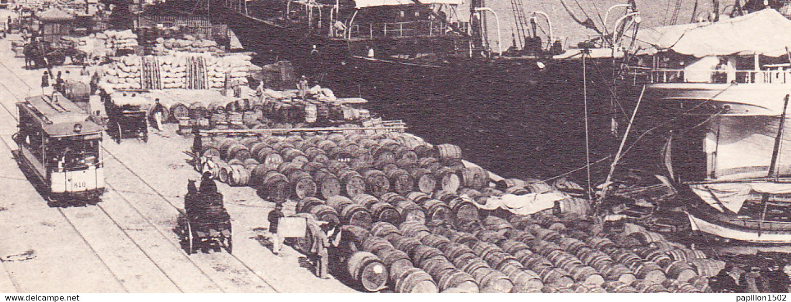 F-13-Marseille-95P62 Un Coin Du Port, Chargement Des Bâteaux, Barriques, Tramway, Attelage, Cpa BE - Alter Hafen (Vieux Port), Saint-Victor, Le Panier