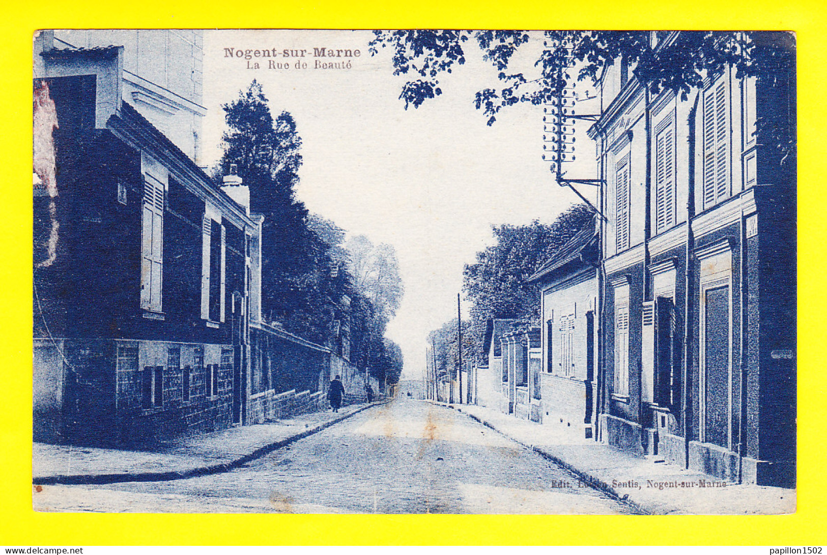 F-94-Nogent Sur Marne-15P62 La Rue De Beauté, Cpa  - Nogent Sur Marne