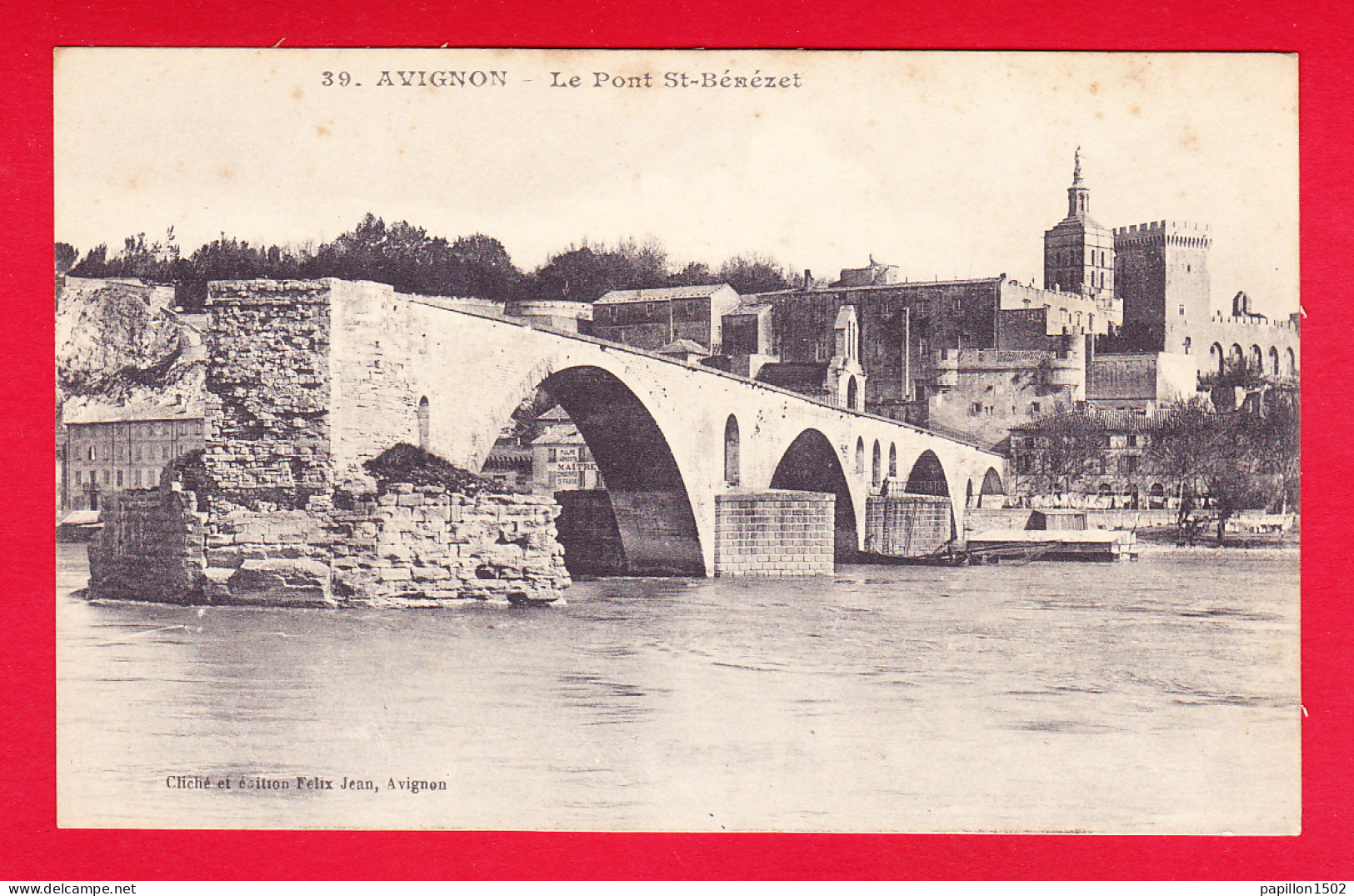 F-84-Avignon-32P62 Le Pont St Benezet, Cpa BE - Avignon