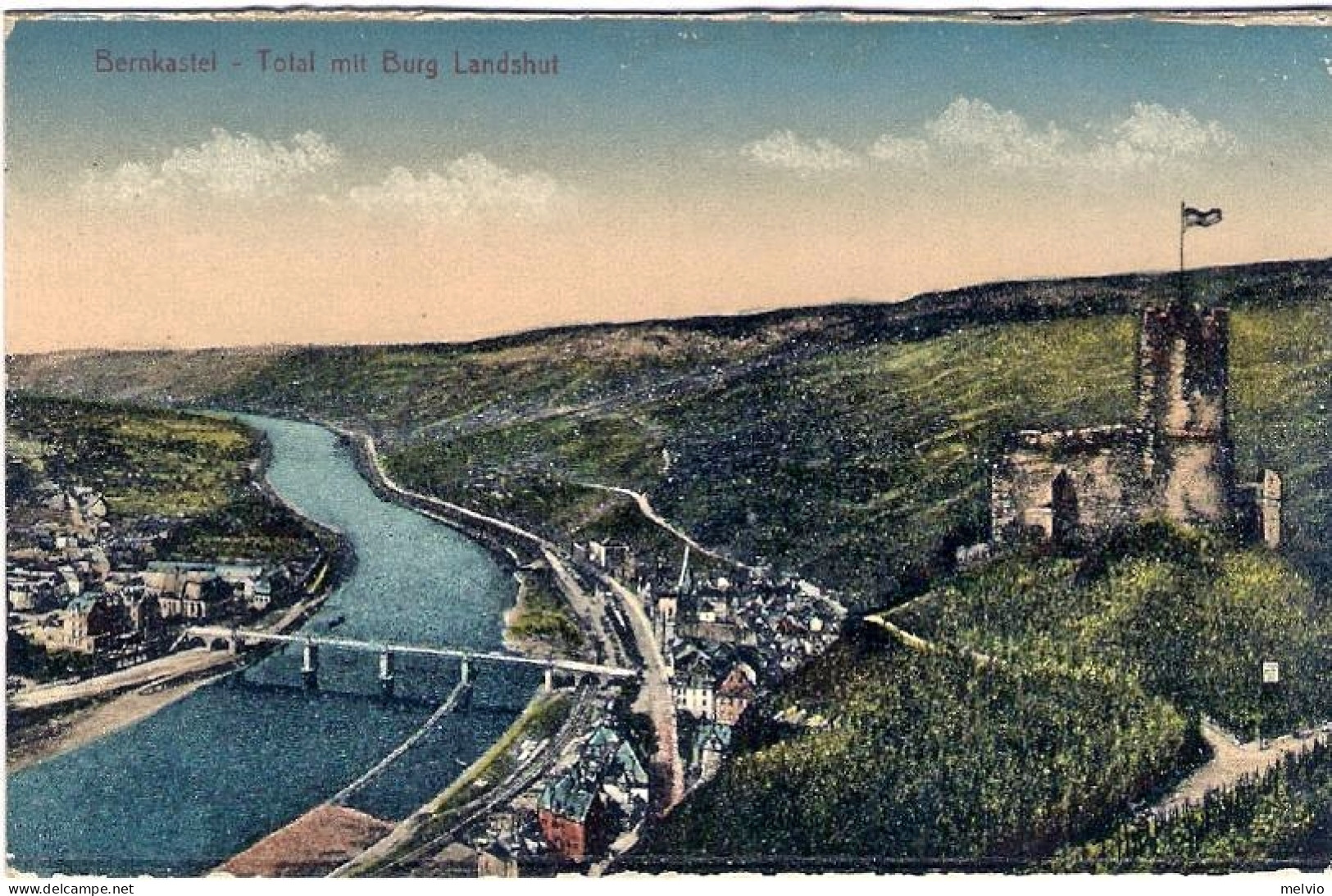 1930circa-Germania Bernkastel Total Mit Burg Landshut - Autres & Non Classés