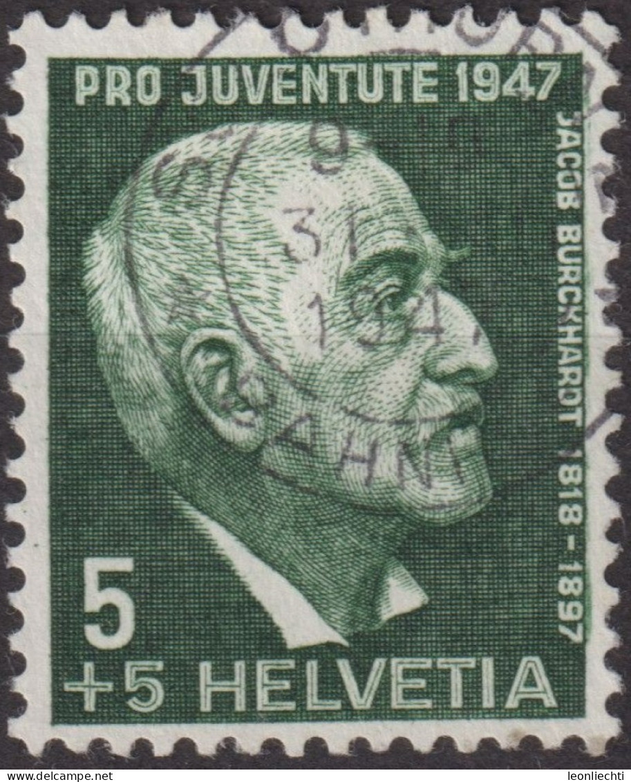 1947 Schweiz Pro Juventute ° Mi:CH 488, Yt:CH 445, Zum:CH J121, Jacob Burckhardt - Used Stamps