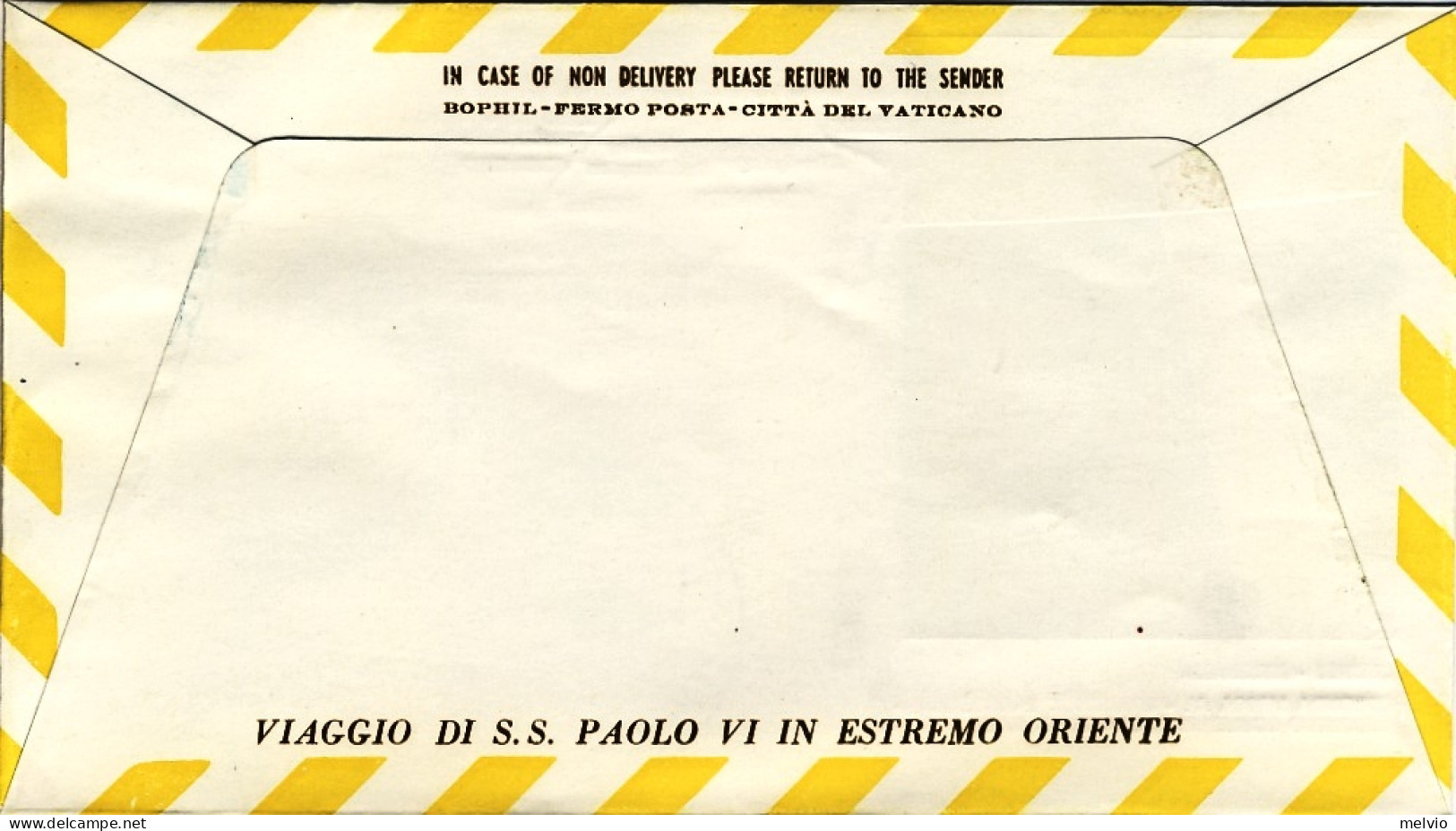 1970-Australia Viaggio Di Sua Santita' Paolo VI In Estremo Oriente - Luchtpostbladen
