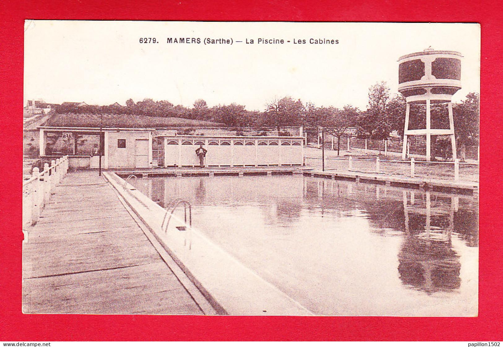 F-72-Mamers-06P140  La Piscine, Les Cabines, Cpa  - Mamers