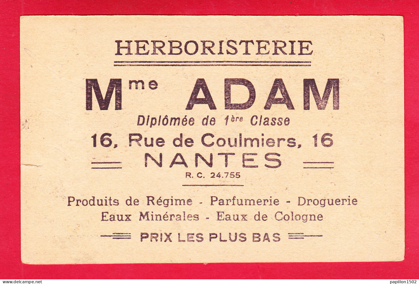 Fant-640D01 Carte à Enigme ""j'ai Perdu Mon Ami En Route, Le Voyez Vous?"" Verso Pub Adam Nantes, Cpa  - Andere & Zonder Classificatie