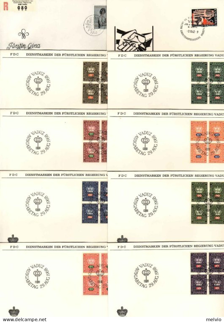 1962/95-Liechtenstein Interessante Lotticino Composto Da 20 Lettere Illustrate C - Otros & Sin Clasificación