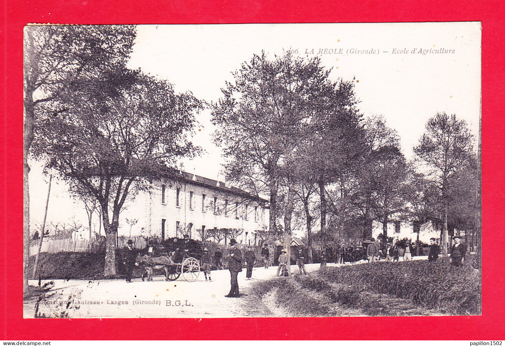 F-33-La Réole-17A86  école D'agriculture, Cpa BE - La Réole