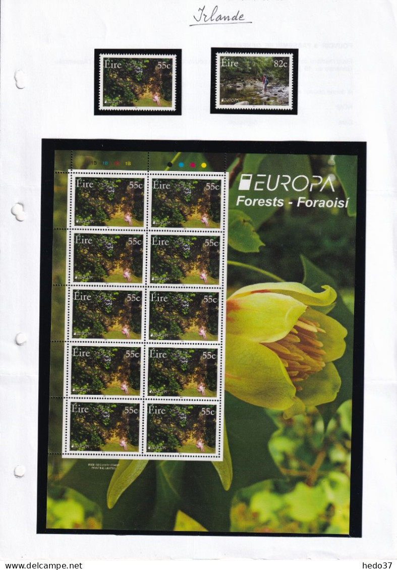 EUROPA 2011 - Irlande N° 1970/1971 - Arbres - Neuf ** Sans Charnière - TB - 2011