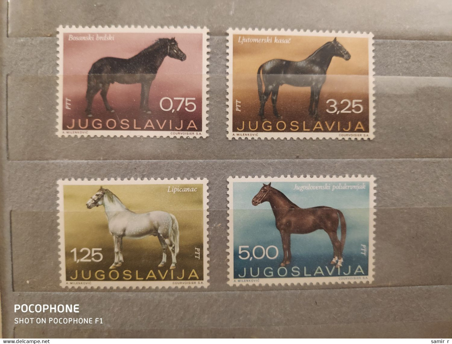 1969	Yugoslavia	Horses (F90) - Neufs