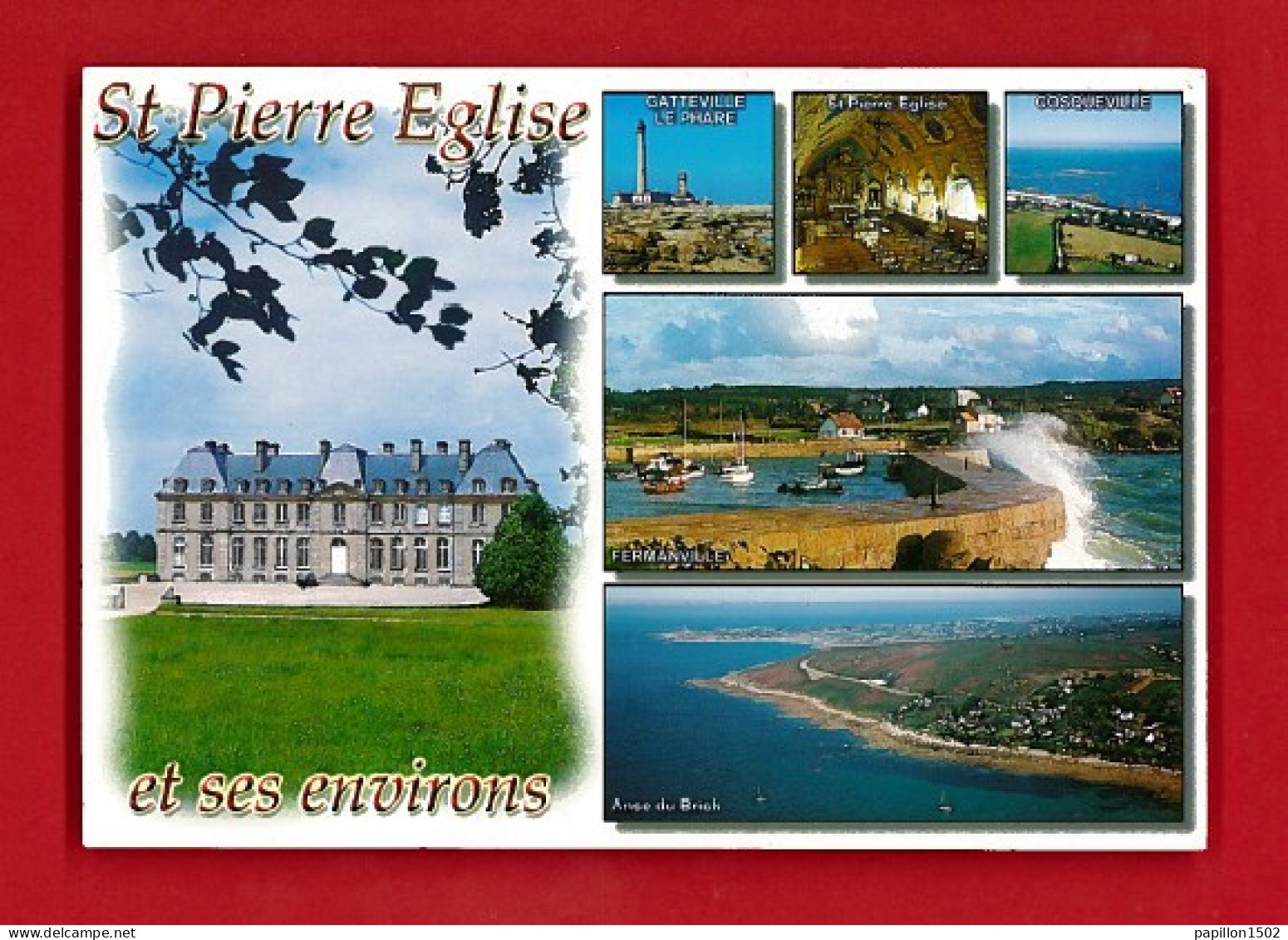 F-50-Saint Pierre Eglise-01PH Multivues, Gatteville, Cosqueville, Fermanville, Anse Du Brick, BE - Saint Pierre Eglise