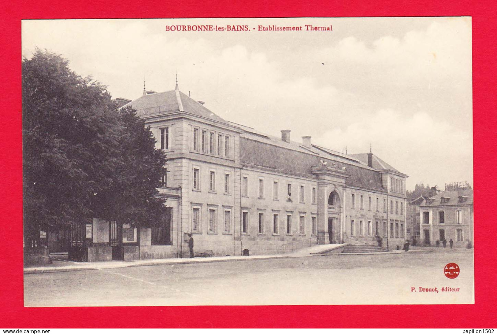 F-52-Bourbonne Les Bains-03PH23  L'établissement Thermal, Vue Générale, Cpa BE - Bourbonne Les Bains