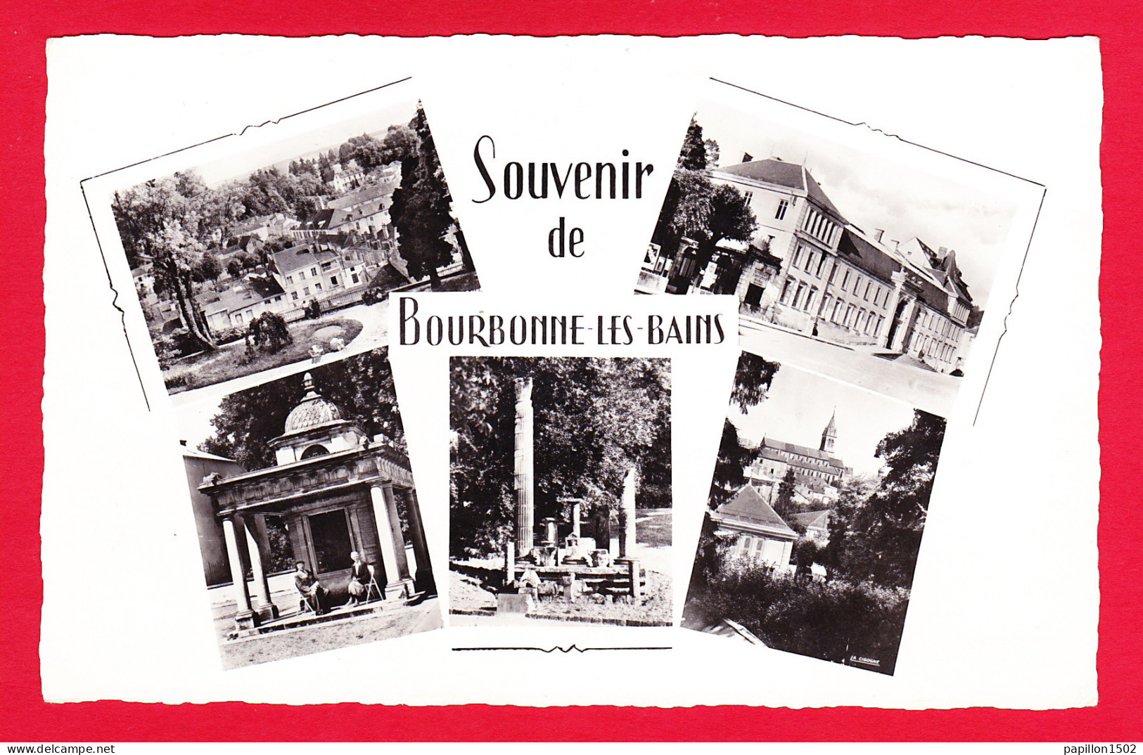 F-52-Bourbonne Les Bains-12PH31  Souvenir De Bourbonne, Multivues, Type Photo, BE - Bourbonne Les Bains