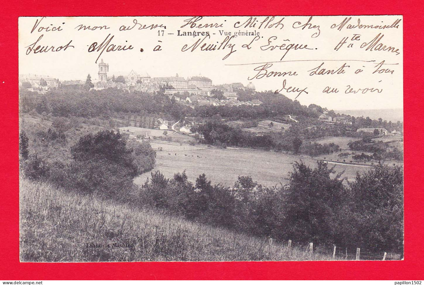 F-52-Langres-05PH21  Vue Générale Sur La Ville, Cpa BE - Langres