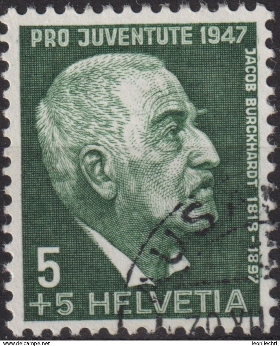 1947 Schweiz Pro Juventute ° Mi:CH 488, Yt:CH 445, Zum:CH J121, Jacob Burckhardt - Used Stamps