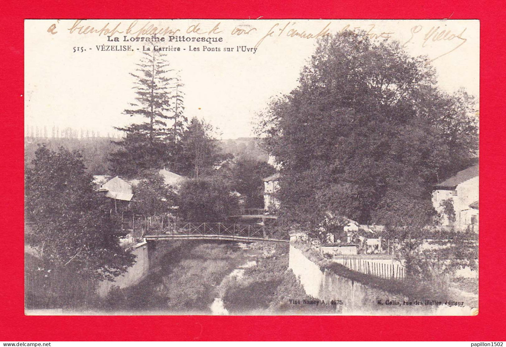 F-54-Vezelise-02PH21 La Carrière, Les Ponts Sur L'Uvry, Cpa BE - Vezelise