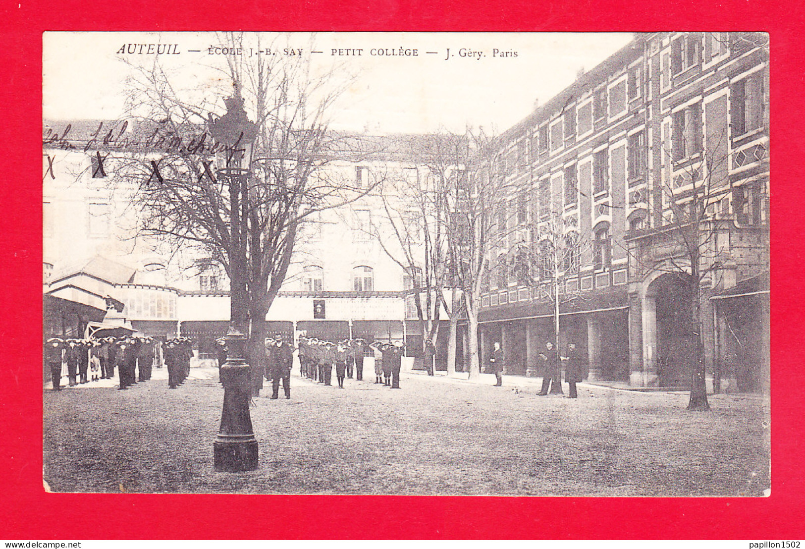 F-75-Paris-1022A69   AUTEUIL école J.B. Say, Petit Collège, Cpa BE - Arrondissement: 16