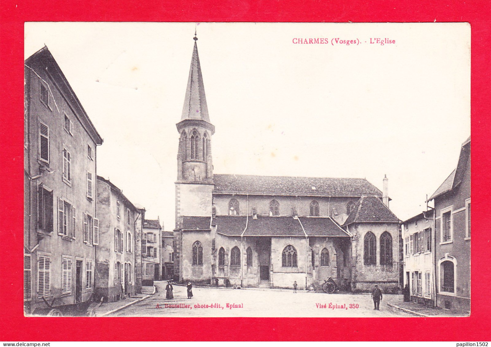 F-88-Charmes-09A69  L'église, Cpa BE - Charmes