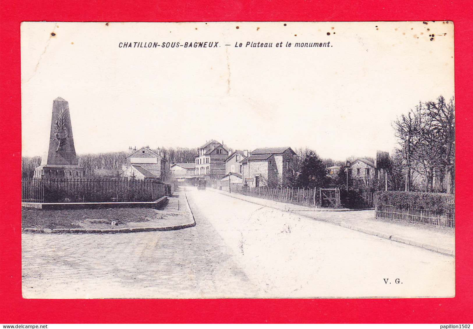 F-92-Chatillon Sous Bagneux-03A69  Le Plateau Et Le Monument, Cpa  - Châtillon