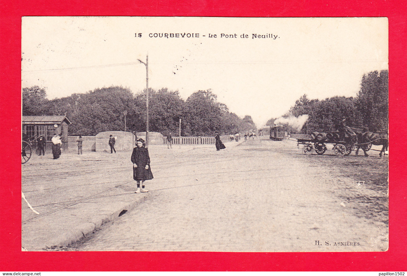 F-92-Courbevoie-09A69 Le Pont De Neuilly, Cpa  - Courbevoie