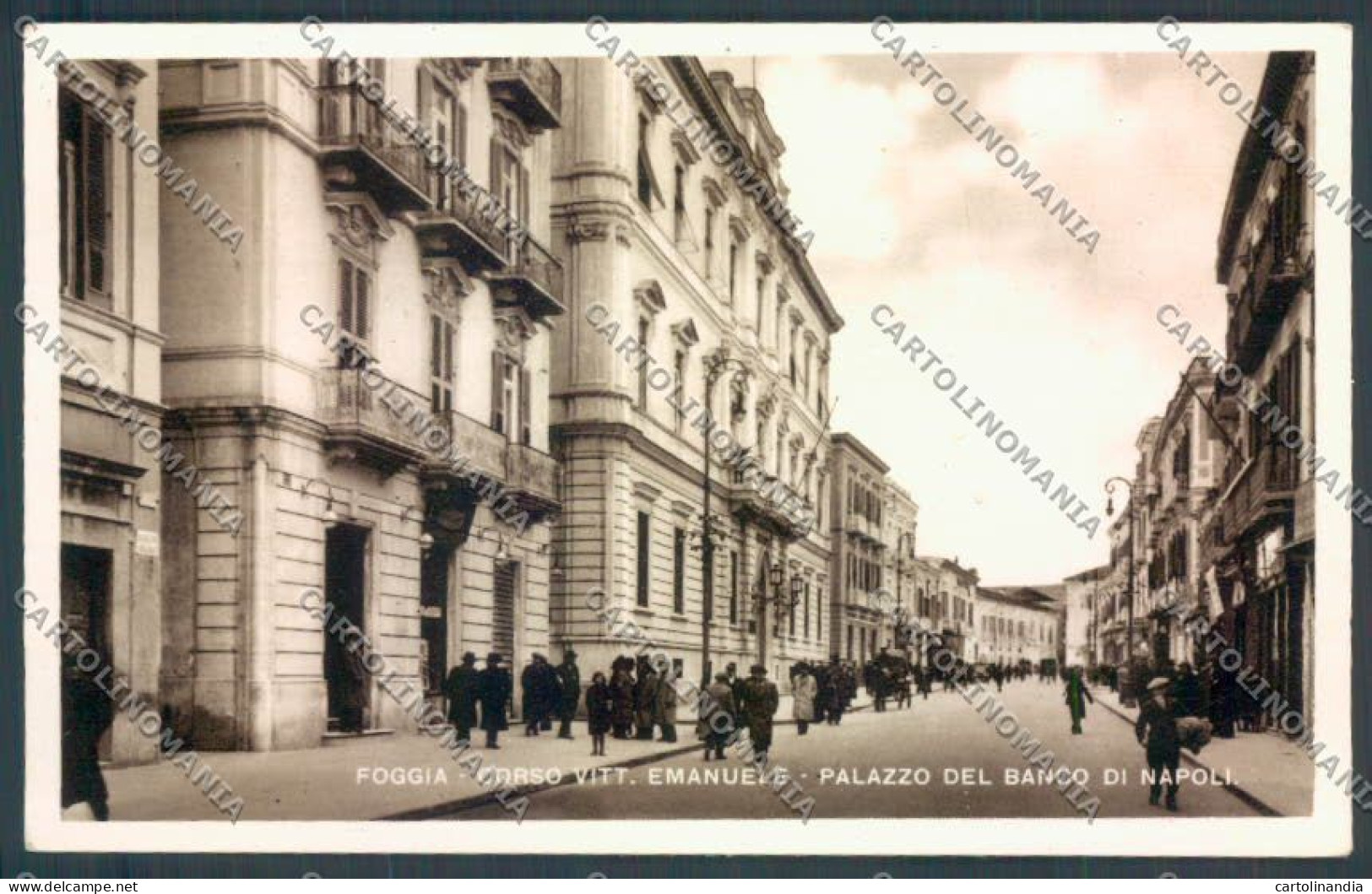 Foggia Città Banco Di Napoli Foto Cartolina ZB7011 - Foggia