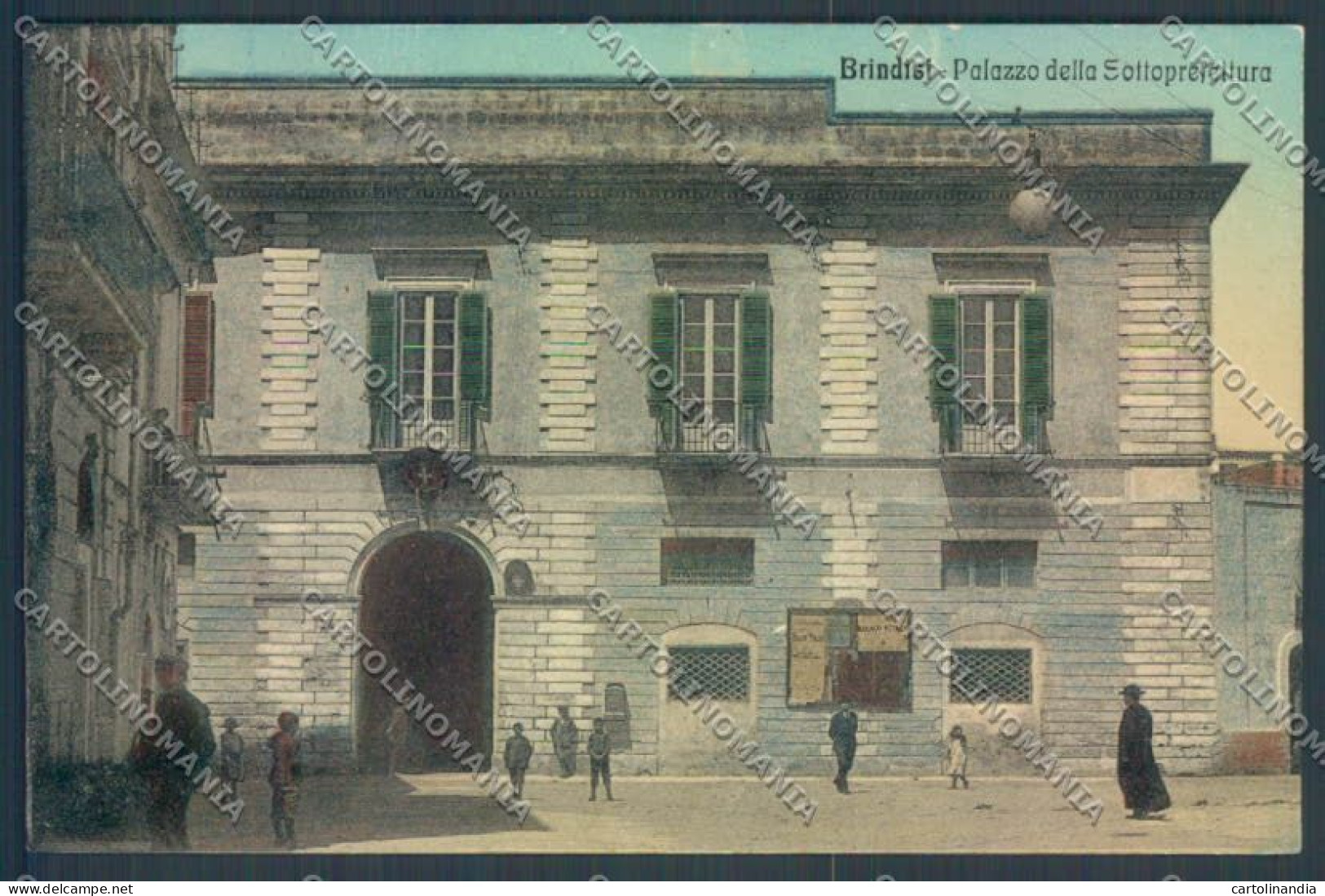Brindisi Città Palazzo Della Sottoprefettura Cartolina ZB6848 - Brindisi