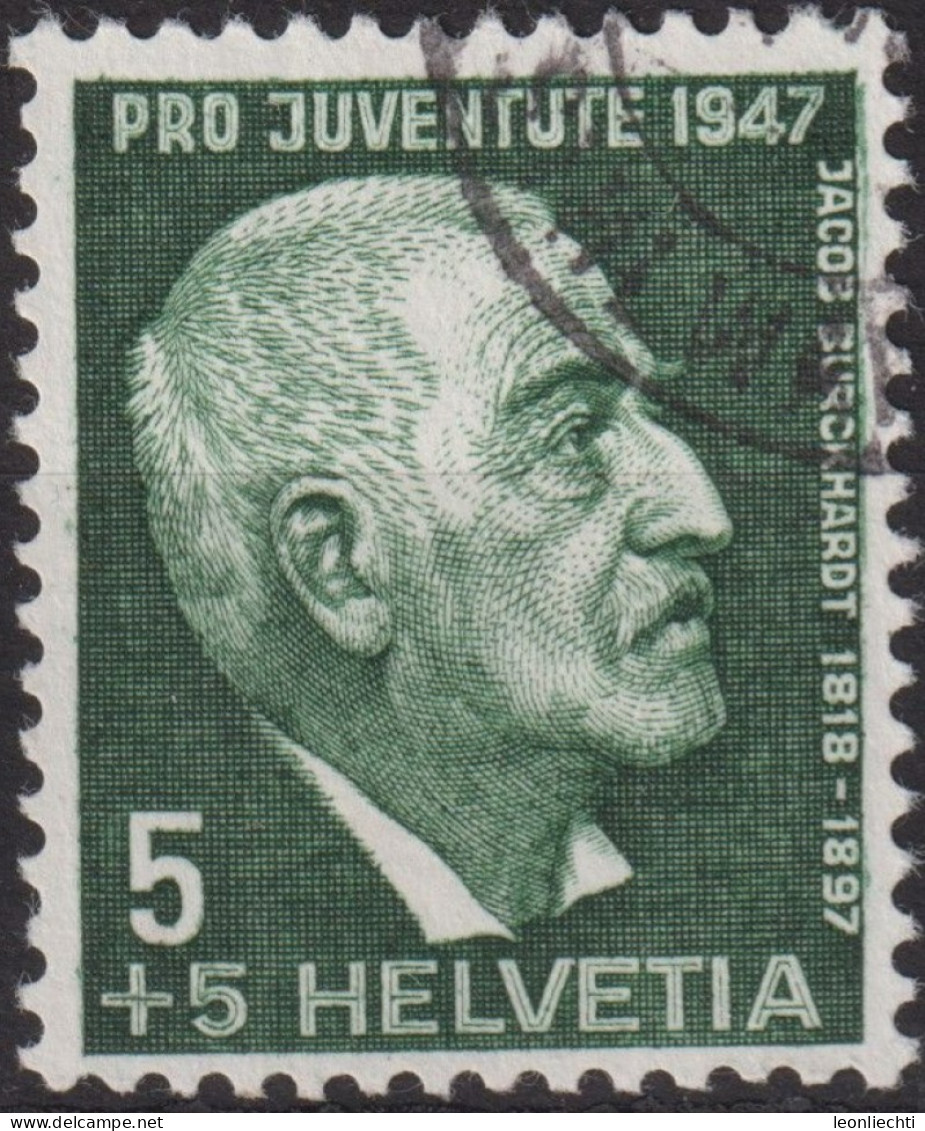 1947 Schweiz Pro Juventute ° Mi:CH 488, Yt:CH 445, Zum:CH J121, Jacob Burckhardt - Used Stamps