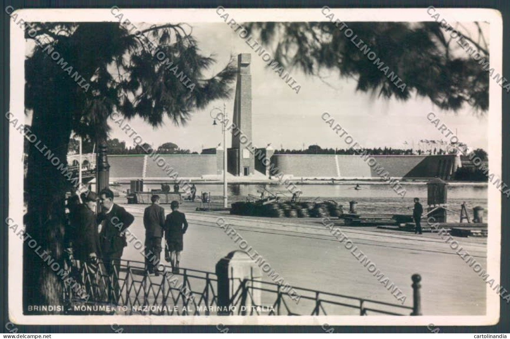 Brindisi Città Monumento Al Marinaio D'Italia Foto Cartolina ZB6873 - Brindisi