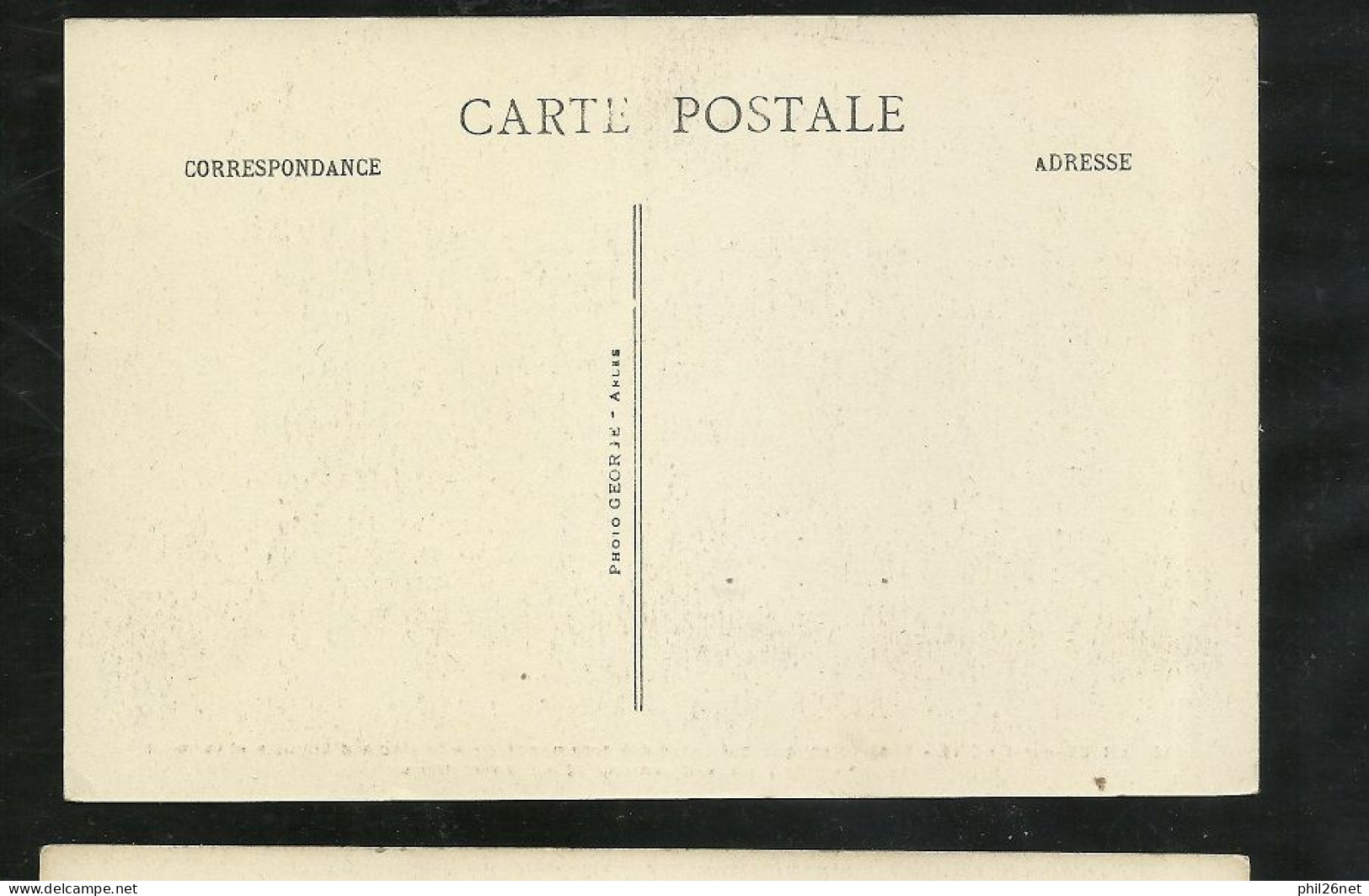 CPA Dos Divisé éditeur J. George Arles N°20 Arles Clocher De La Cathédrale Sainte Trophime XII ème Siècle Neuve   B/TB - Arles