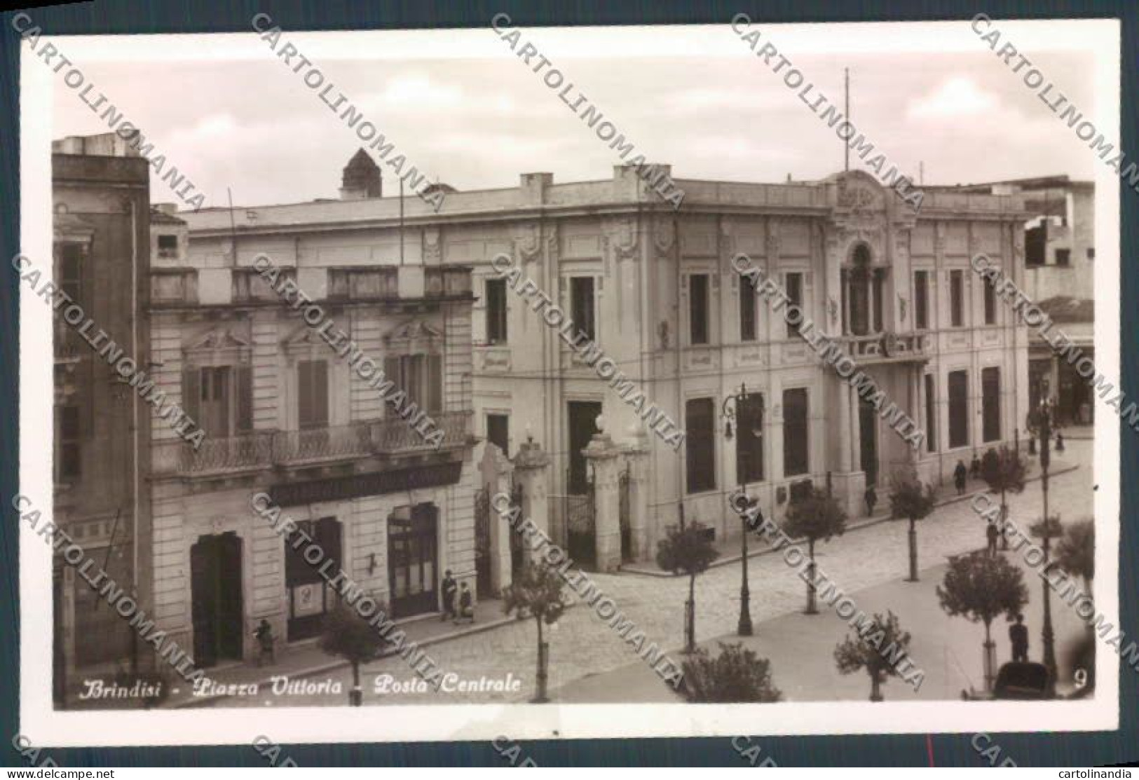 Brindisi Città Palazzo Posta Centrale Foto Cartolina ZB6890 - Brindisi