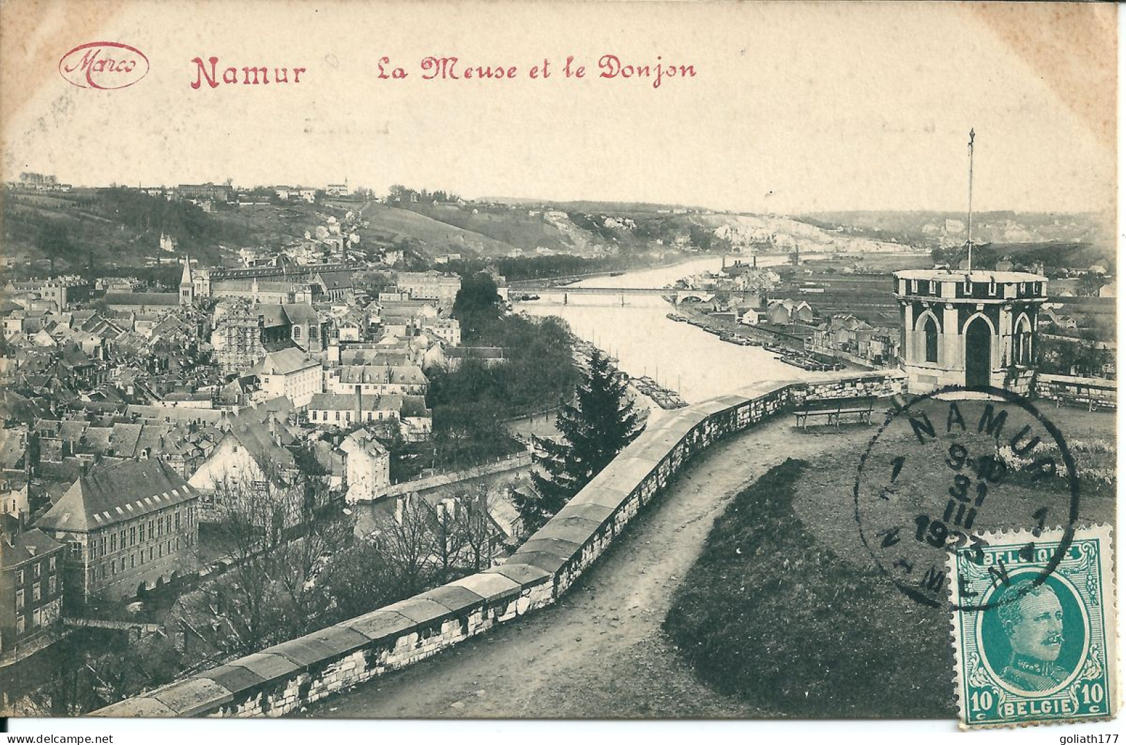 Namur - La Meuse Et Le Donjon - Namur