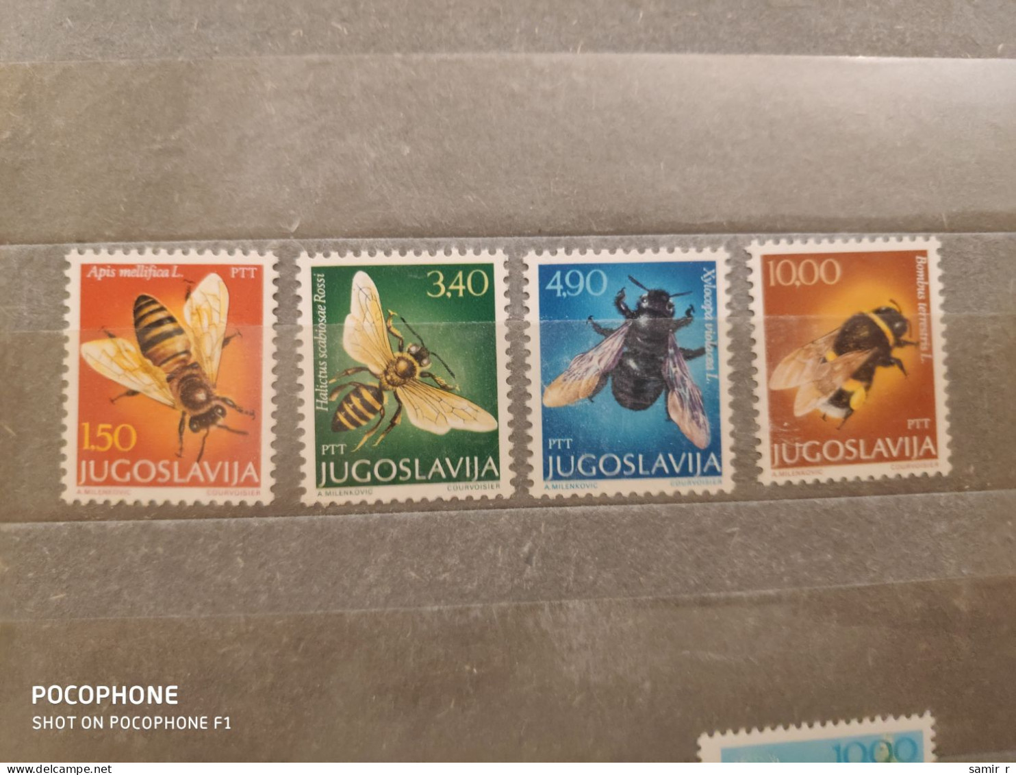 1978	Yugoslavia	Bees (F90) - Unused Stamps