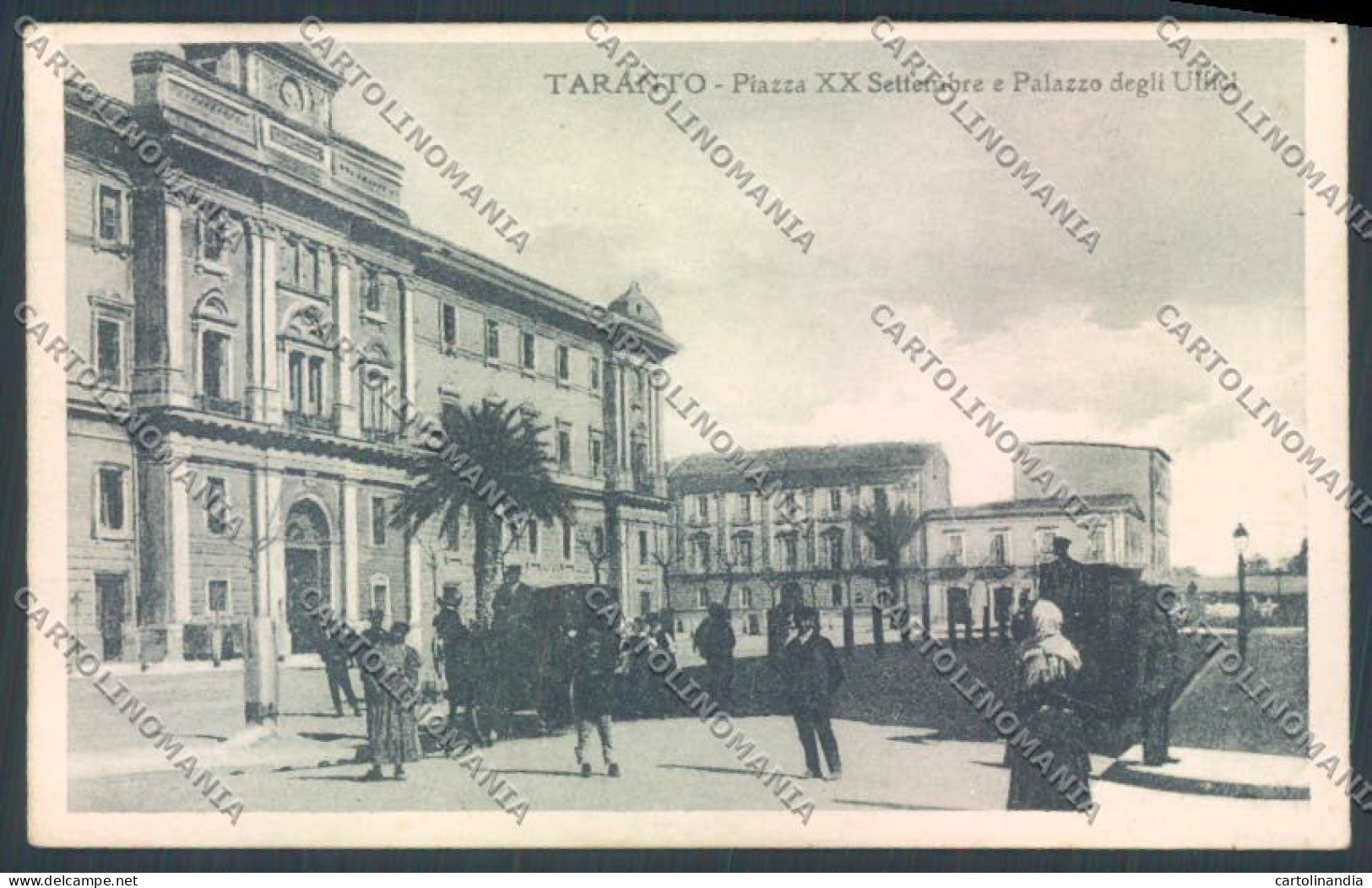 Taranto Città Palazzo Degli Uffici Cartolina ZB6750 - Taranto
