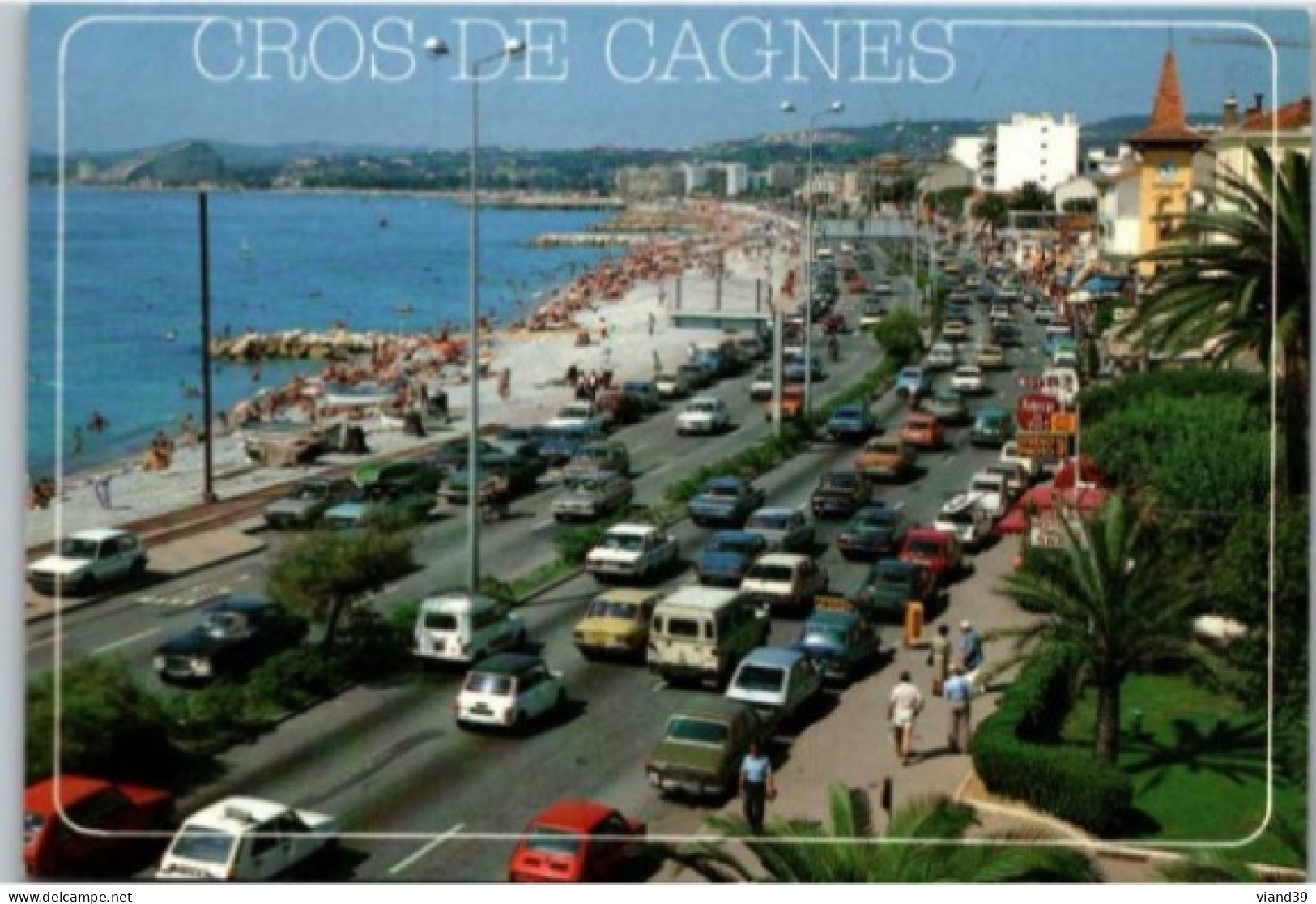 CROS De CAGNES.  -  Boulevard De La Plage. 1994. - Cagnes-sur-Mer