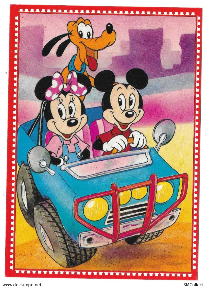 Disney (Mickey, Minnie, Pluto ...) Lot De 2 Cartes (GF3896) - Otros & Sin Clasificación