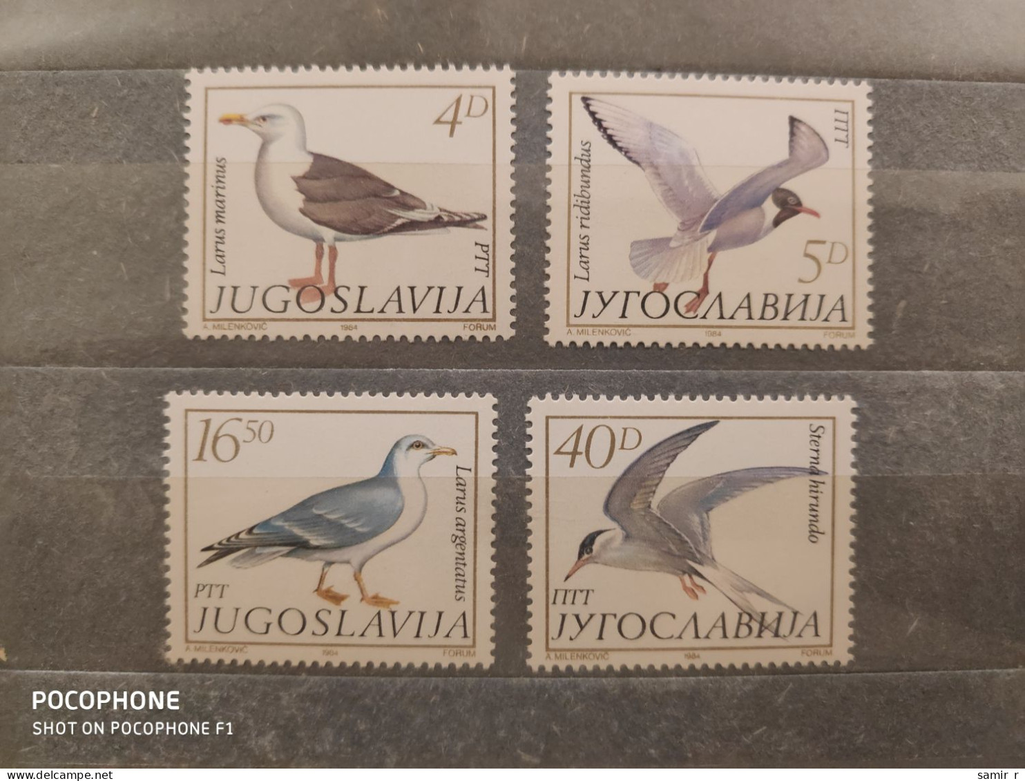 1984	Yugoslavia	Birds (F90) - Unused Stamps