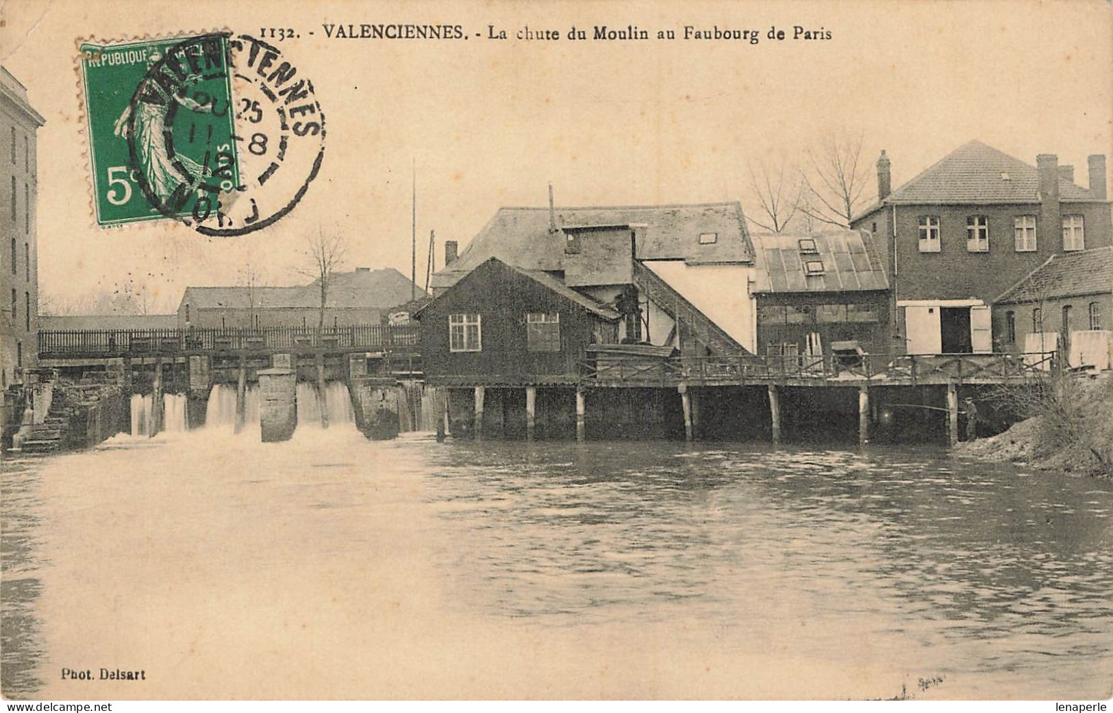 D7797 Valenciennes La Chute Du Moulin Au Faubourg De Paris - Valenciennes