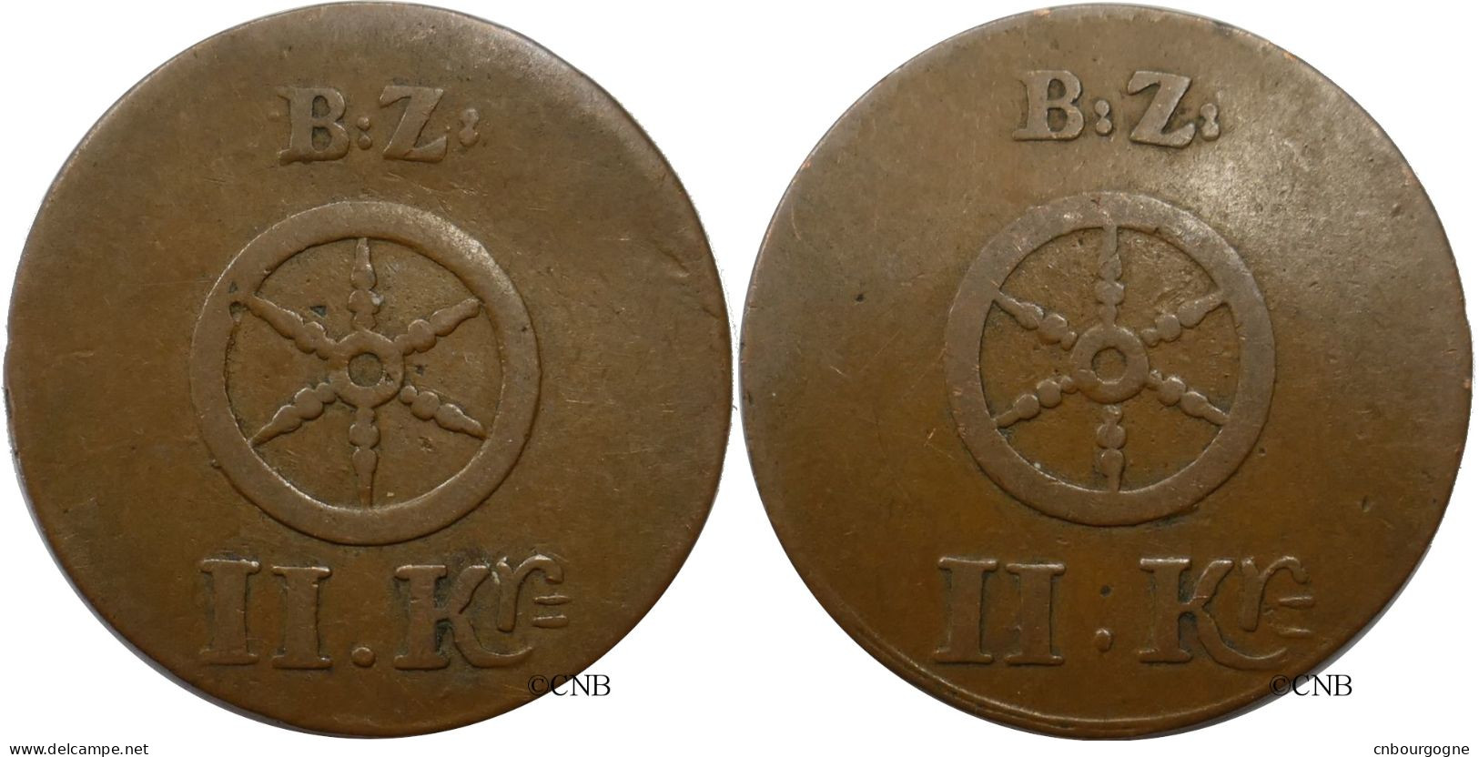 Allemagne - Mayence / Mainz - Jeton De Ponts / Brücken Zoll Marke 2 Kreuzer - TB - Très Rare - Mon5740 - Small Coins & Other Subdivisions