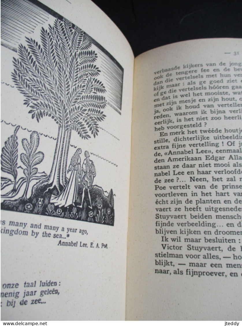 OUD Boek  Gesigneerd   1939  VERTELLEN  MAAR !  Verzameld Door  HENDRIK  VAN  TICHELEN  Houtsneden  Victor  STUYAERT - Vecchi