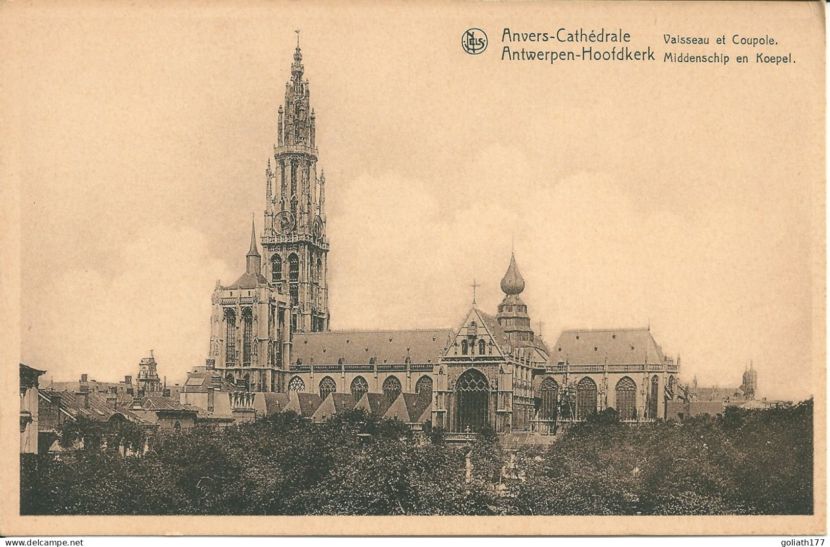 Anvers-Cathedrale - Vaisseau Et Coupole - Antwerpen-Hoofdkerk - Middenschip En Koepel - Antwerpen