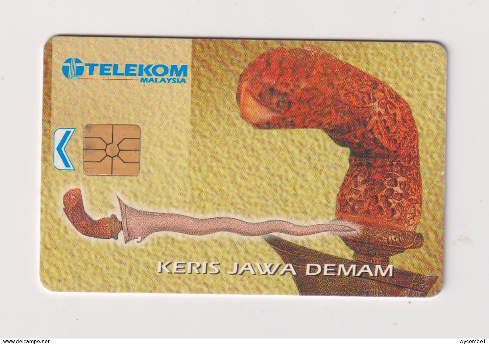 MALAYSIA -  Keris Jawa Demam Chip  Phonecard - Malasia