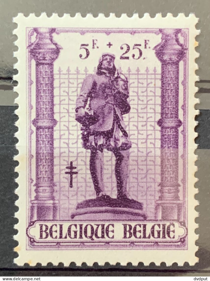 België, 1943, Nr 622-V1, Postfris**, OBP 20€ - 1931-1960