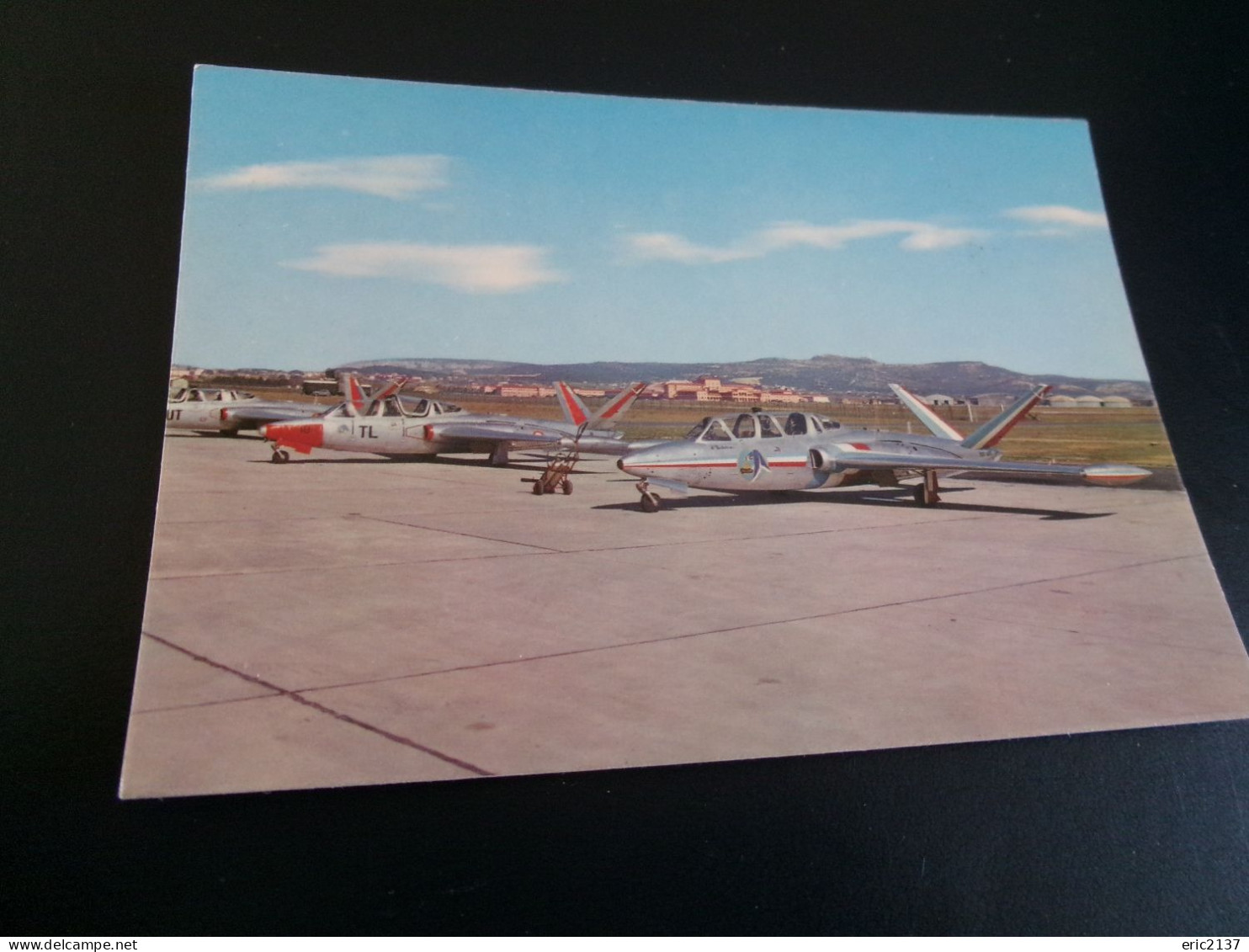 BELLE CARTE ...ECOLE DE L'AIR ..AVIONS ECOLE  BA701 SALON DE PROVENCE...FOUGA MAGISTER ?. (pv 1.65) - 1946-....: Ere Moderne