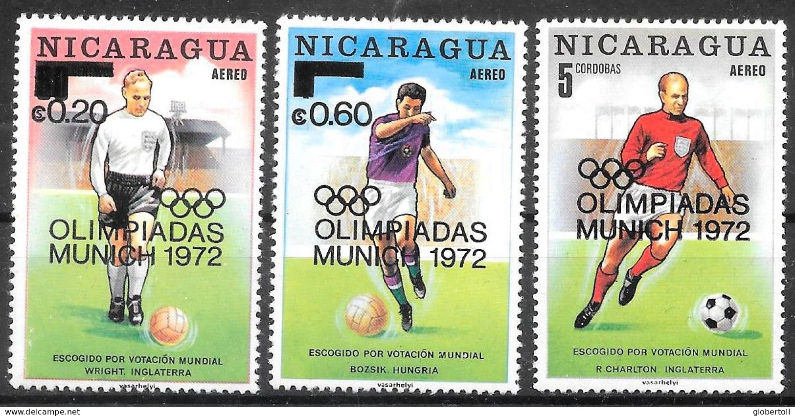 Nicaragua: Gioco Del Calcio, Football Game, Le Jeu Du Calcio - Estate 1972: Monaco