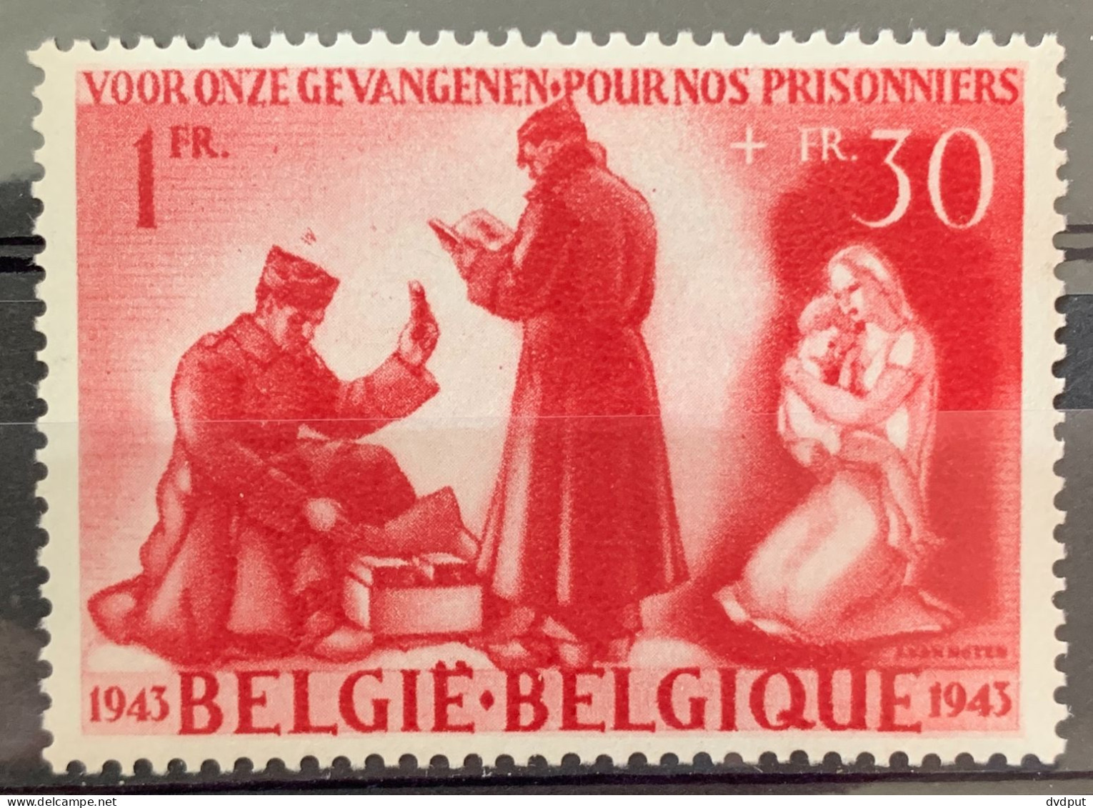 België, 1943, Nr 624-V2, Postfris**, OBP 22.5€ - 1931-1960