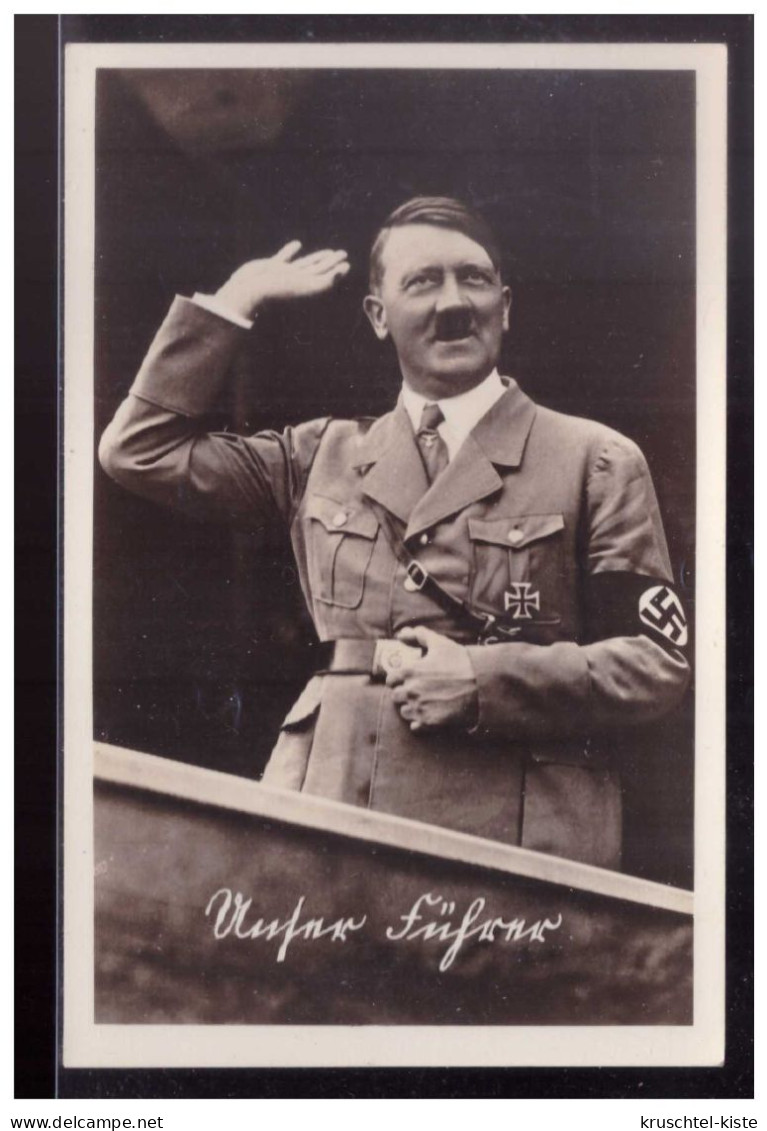 DT- Reich (024124) Propagandakarte Unser Führer(A.Hitler), Blanco Gestempelt SST Nürnberg Reichsparteitag 10.9.1938 - Characters