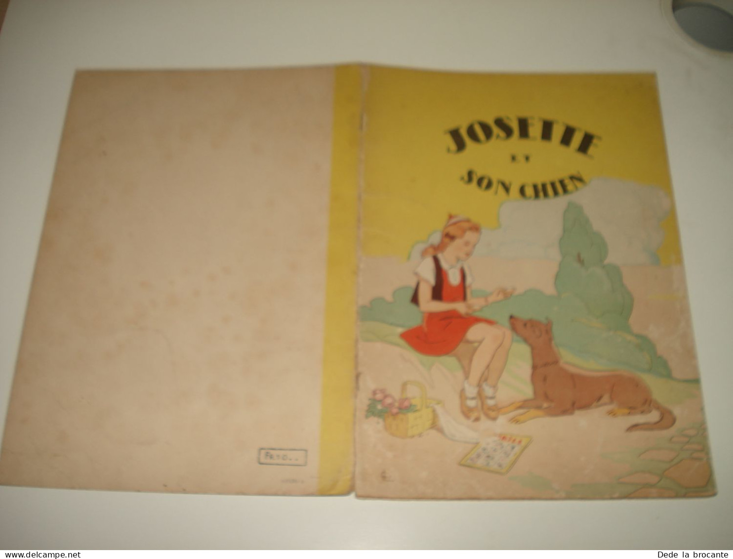 C55 / Josette Et Son Chien  - Par G. Lauve - EO De 1946 - N° Editeur 53026/7 - Autres & Non Classés