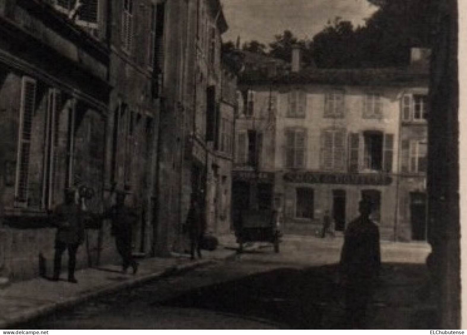 Cpa Photo Animée Soldats Allemands Civils Salon De Coiffure  - Saint Mihiel Meuse Guerre 14-18 WW1 - Saint Mihiel